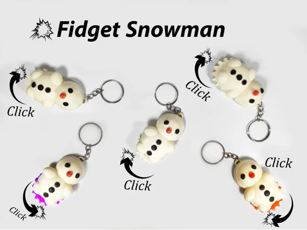 Ключодържател Snowman с подвижна част