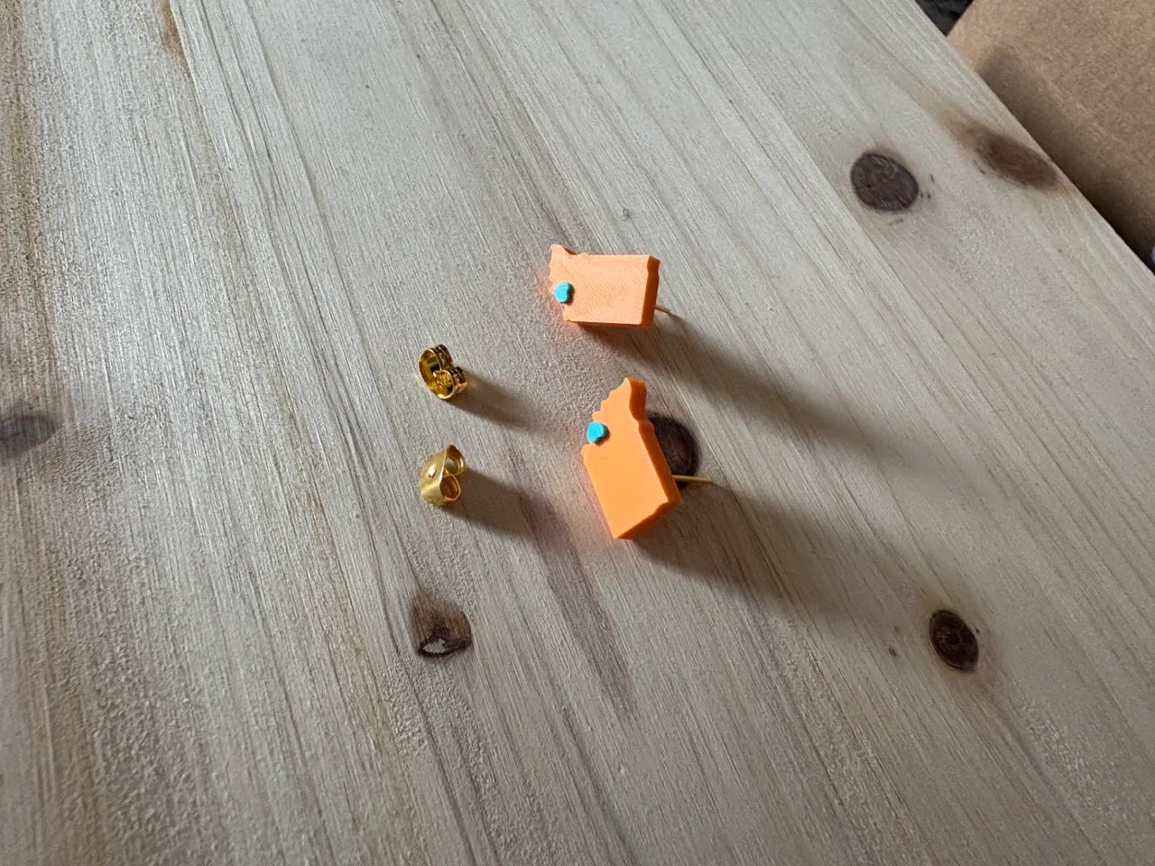 Heart of Indiana Stud Earrings (customize heart) view 3