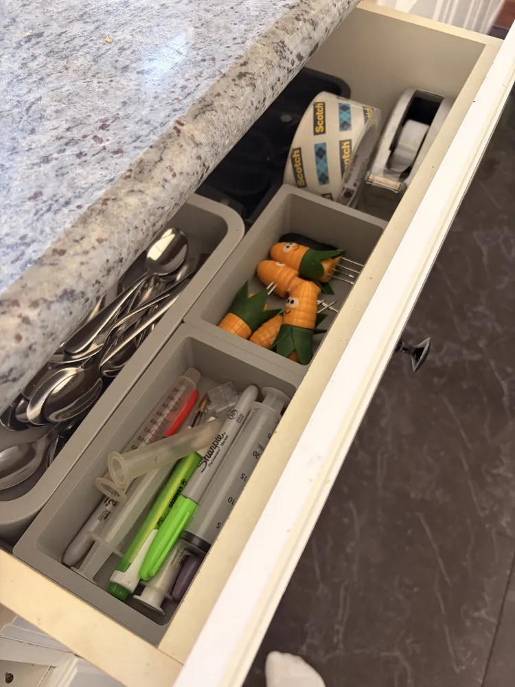 Kitchen Drawer Organisers - Free 3D Print Model - MakerWorld