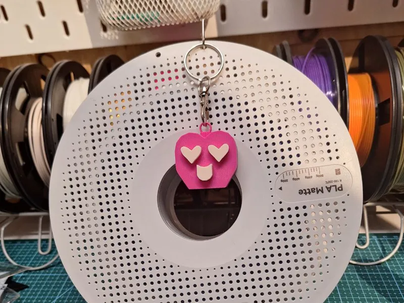 Heart keychain