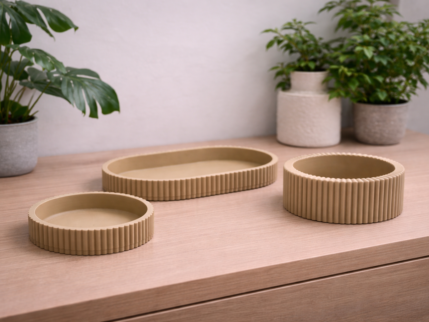 Miniatura 1 do modelo 3D Scandinavian Catchall Tray - "Rille"