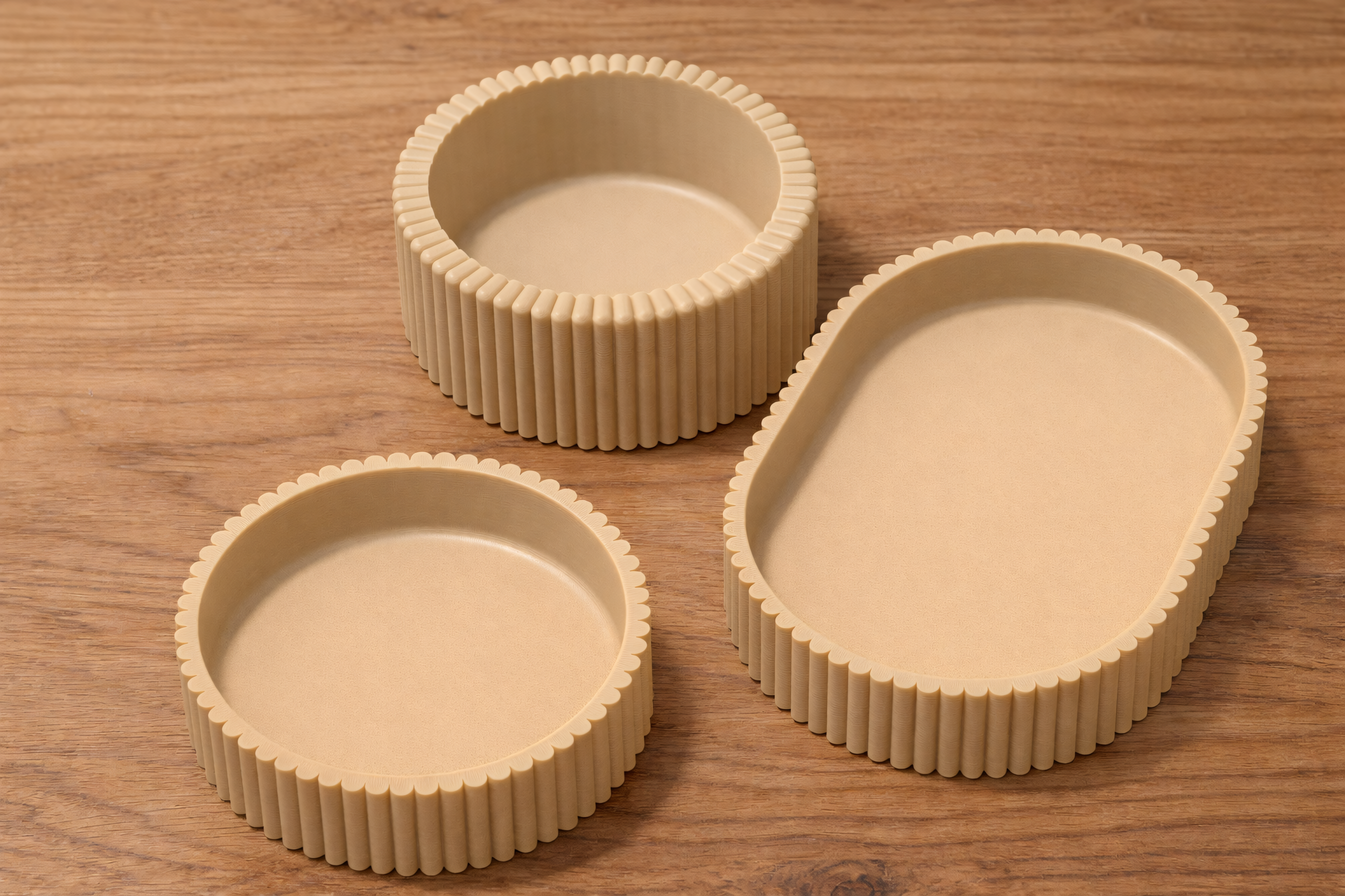 Miniatura 2 do modelo 3D Scandinavian Catchall Tray - "Rille"