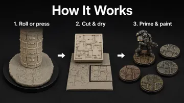 Escenografía en miniatura: Texture Rollers + Plates – Part 7/7 — vista de referencia 4