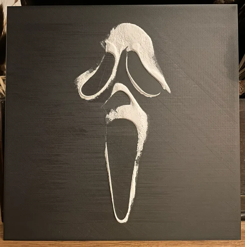Minimalist Scream Hueforge