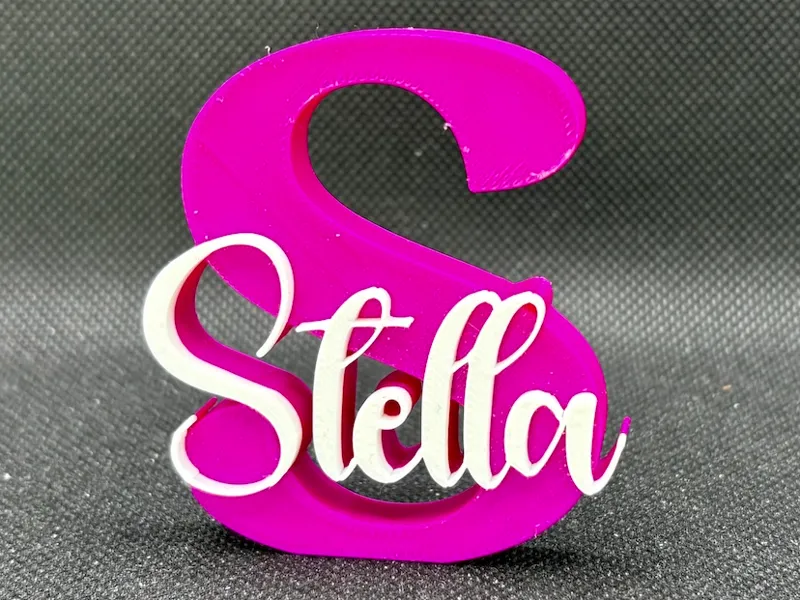 STELLA name ornament sign nametag