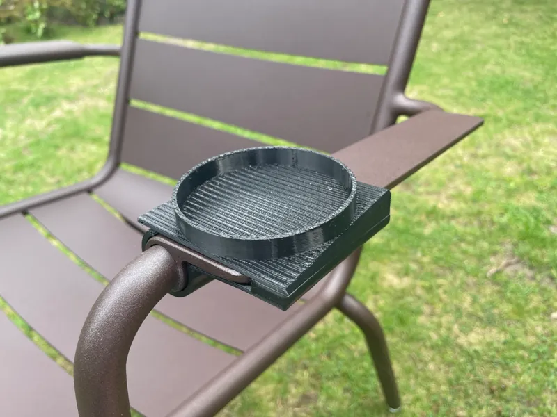 Cup holder for Fermob chair
