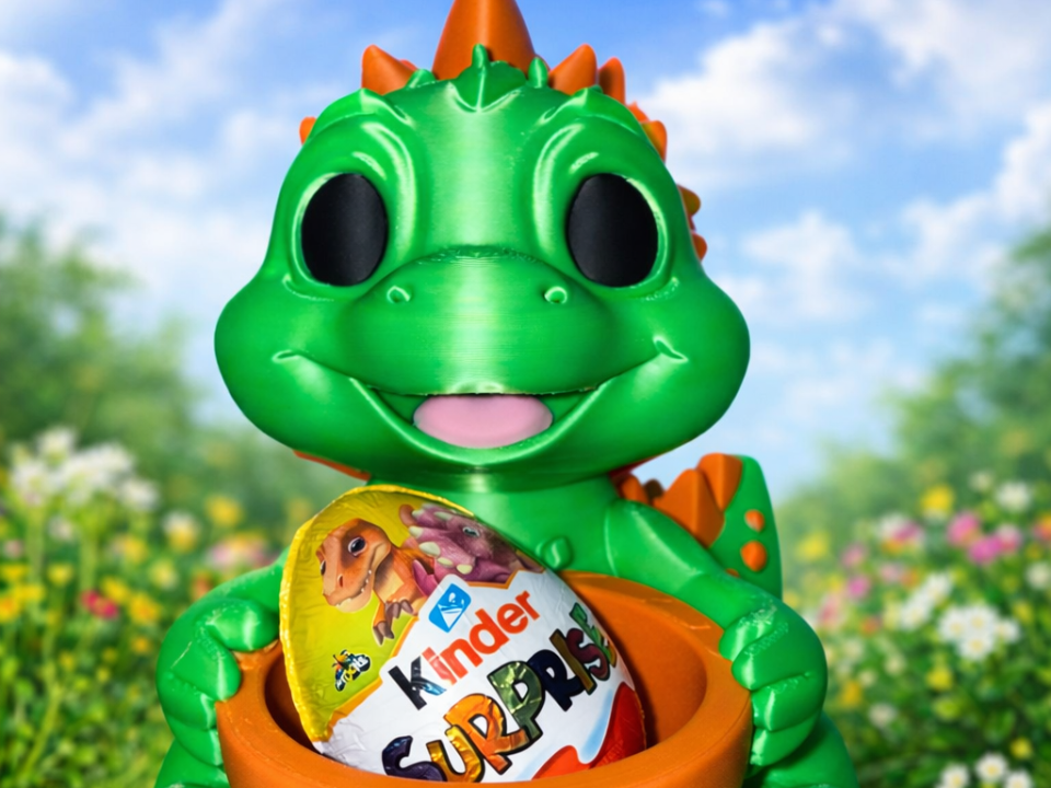 Easter Dino Egg Holder – Cute Baby Dinosaur  