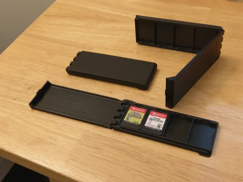 Print-in-place Hinged Nintendo Switch Cartridge Holder