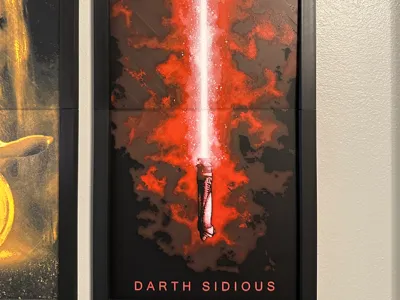 Darth Sidious Saber 2-piece Hueforge