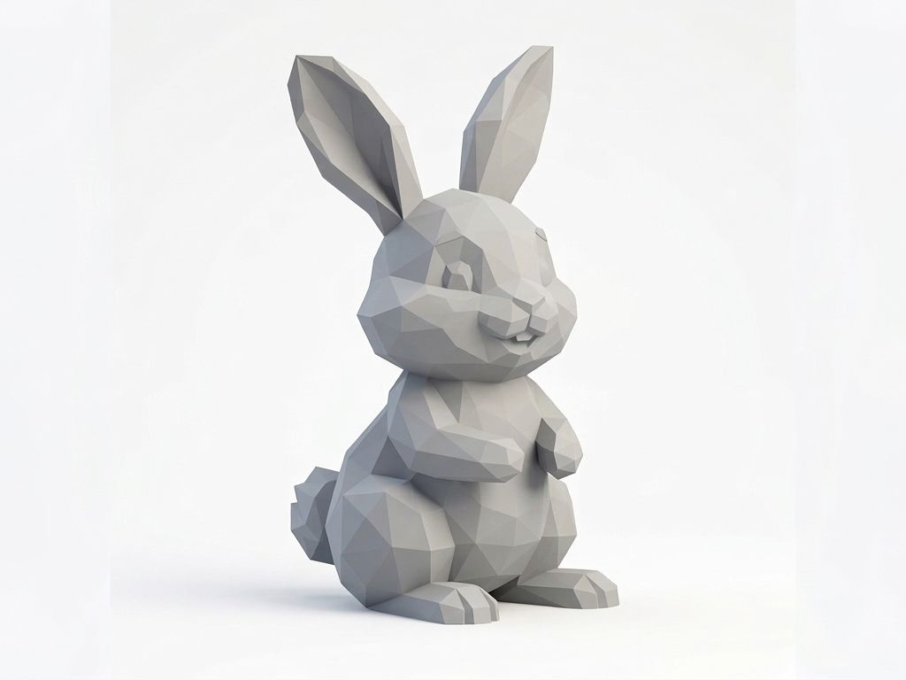 Miniatura 1 do modelo 3D Low-Poly Osterhase