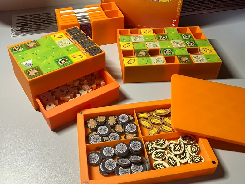 Lamaland (boardgame insert)