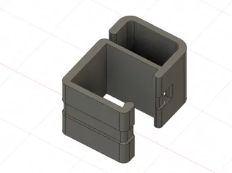 1 inch square cable management clip