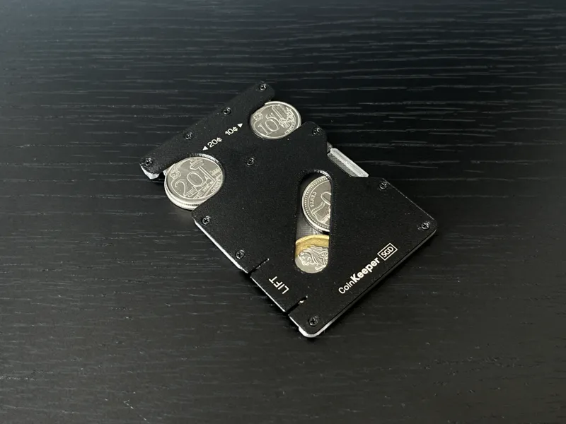 CoinKeeper - Versatile Coin Tray for Card Wallets