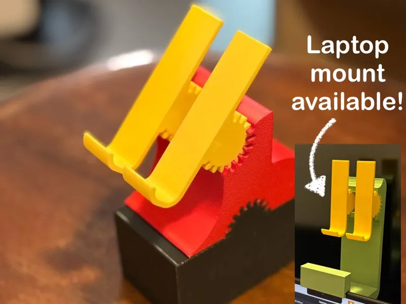 Vase mode gear phone stand 2.0 + MacBook support