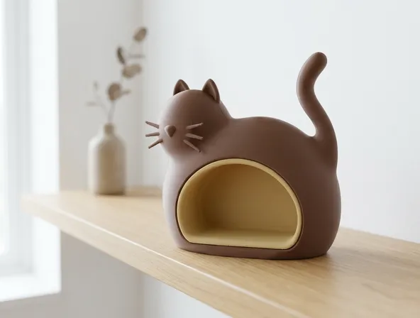 Cute Cat Storage Holder - Desk Organizer