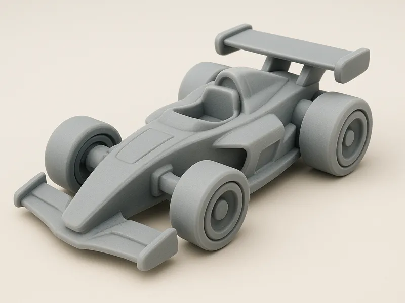 Coche f1 realista retro