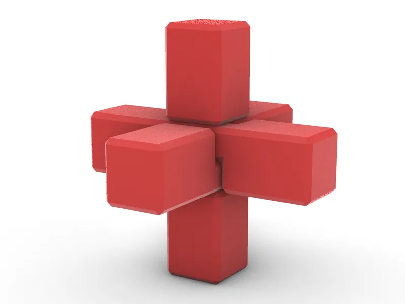 Burr Puzzle Brain Teaser (Burr Series V2)