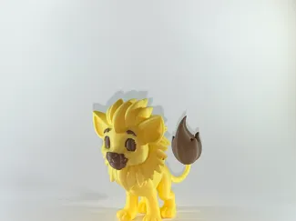 A cute lion