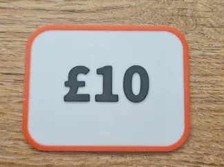 £10 Price Tag