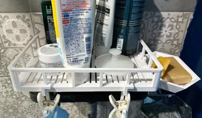 Shower shelves