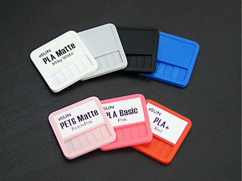 Filament Swatch (Label-Ready & Transparency Test)