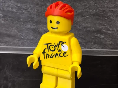Brick Man Tour de France with Helmet 500%