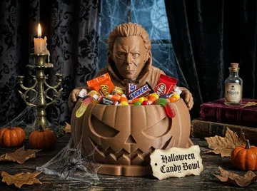 Accesorio de iluminación decorativa: Michael Myers Halloween Candy - Keys Bowl — vista de referencia 5