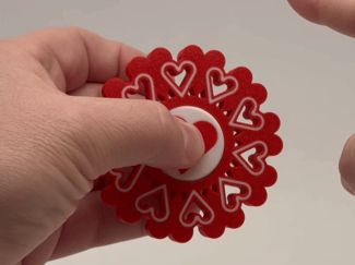 Heart Fidget Spinner #2