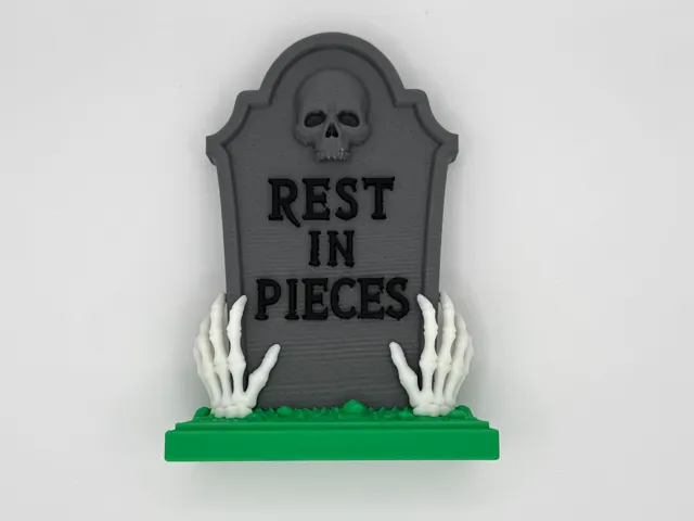 Rest in Pieces Tombstone