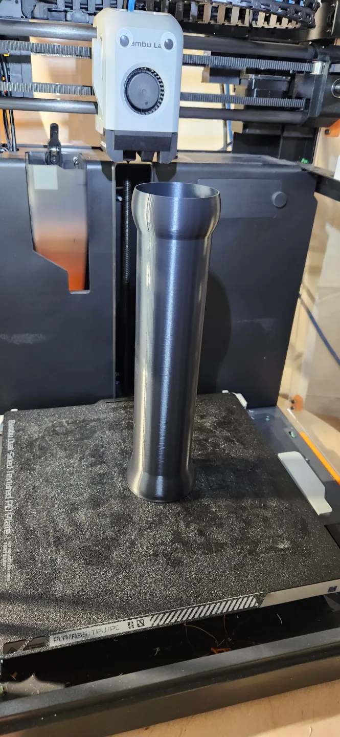 Straight segmented poop chute