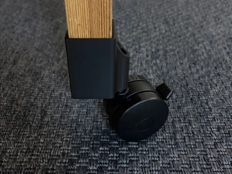 Bürostuhl-Rollenadapter für z. B. Tischbeine