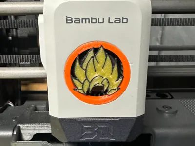 P1P/P1S Fan cover, SSJ Goku hair!