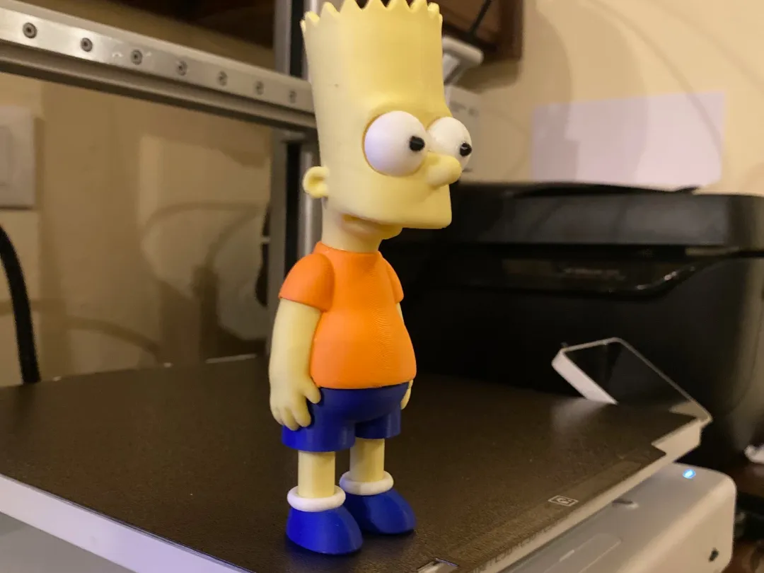 Bart Simpson SEM AMS - Modelo gratuito para impressão 3D - MakerWorld