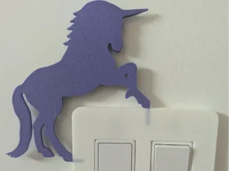 Unicorn Light Switch Cover