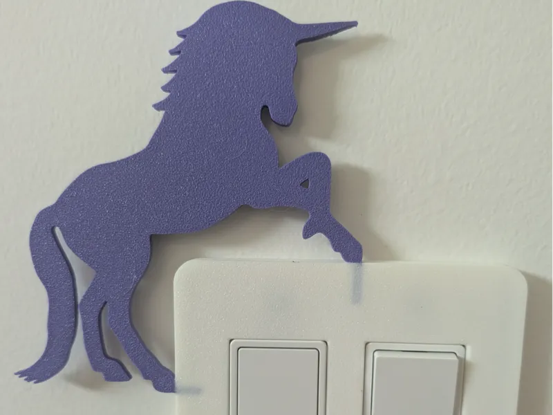 Unicorn Light Switch Cover