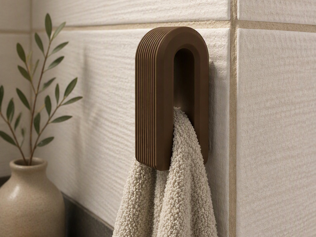 Japandi Self-Locking Towel Gravity Holder