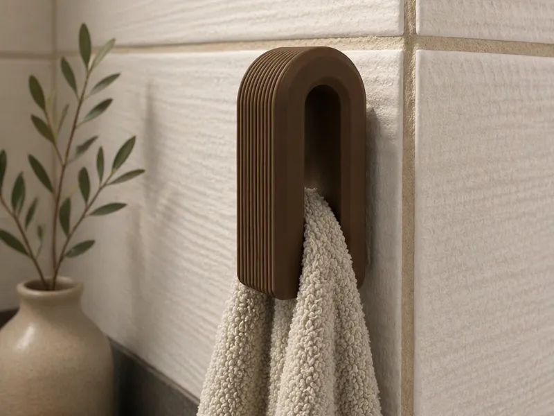 Japandi Self-Locking Towel Gravity Holder