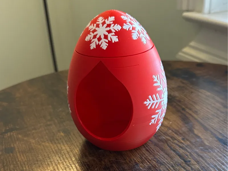 Christmas Egg (Captive/Print in Place)