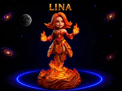 DOTA 2 LINA CHIBI STYLE