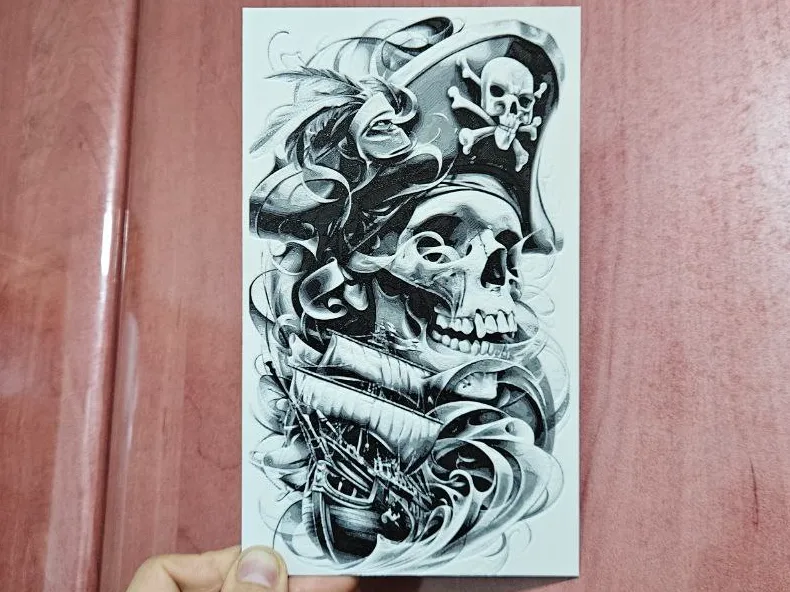 Hueforge calavera pirata