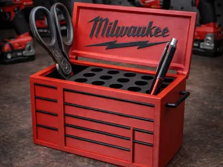The Toolbox Pen Holder (Milwaukee Edition)