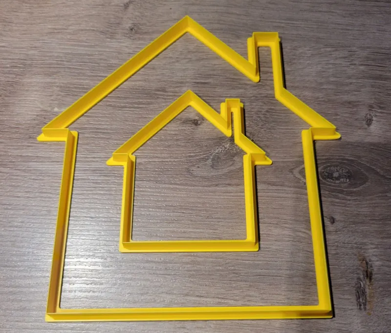 Lebkuchen Haus Ausstechform - House cookie cutter