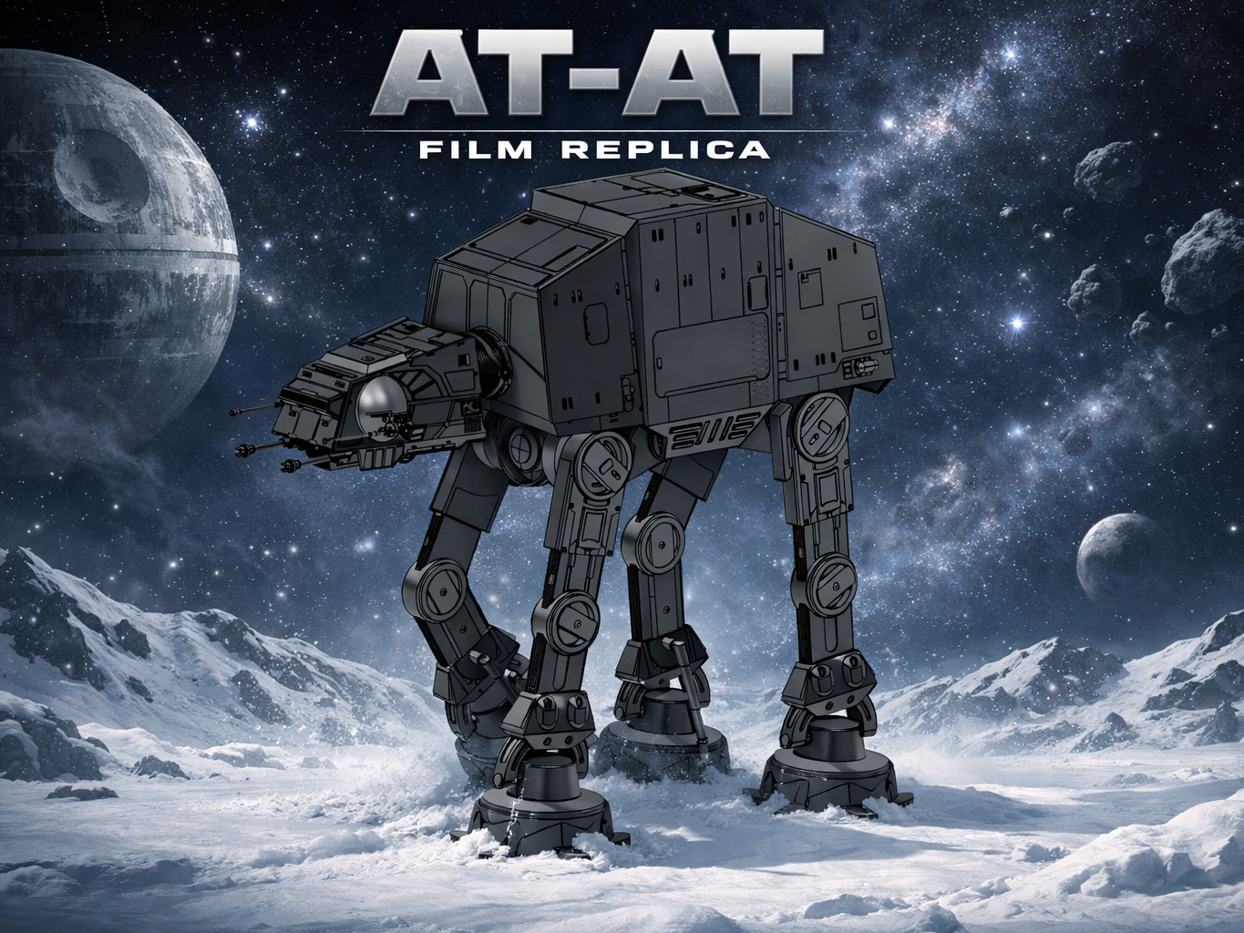 AT-AT Star Wars film replica 