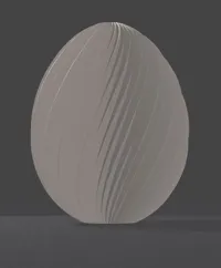 Vase œuf de Pâques torsadé — photo 3