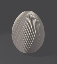 Vase œuf de Pâques torsadé — photo 1