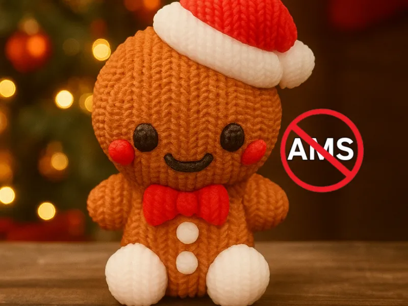 Knitted Gingerbread no AMS
