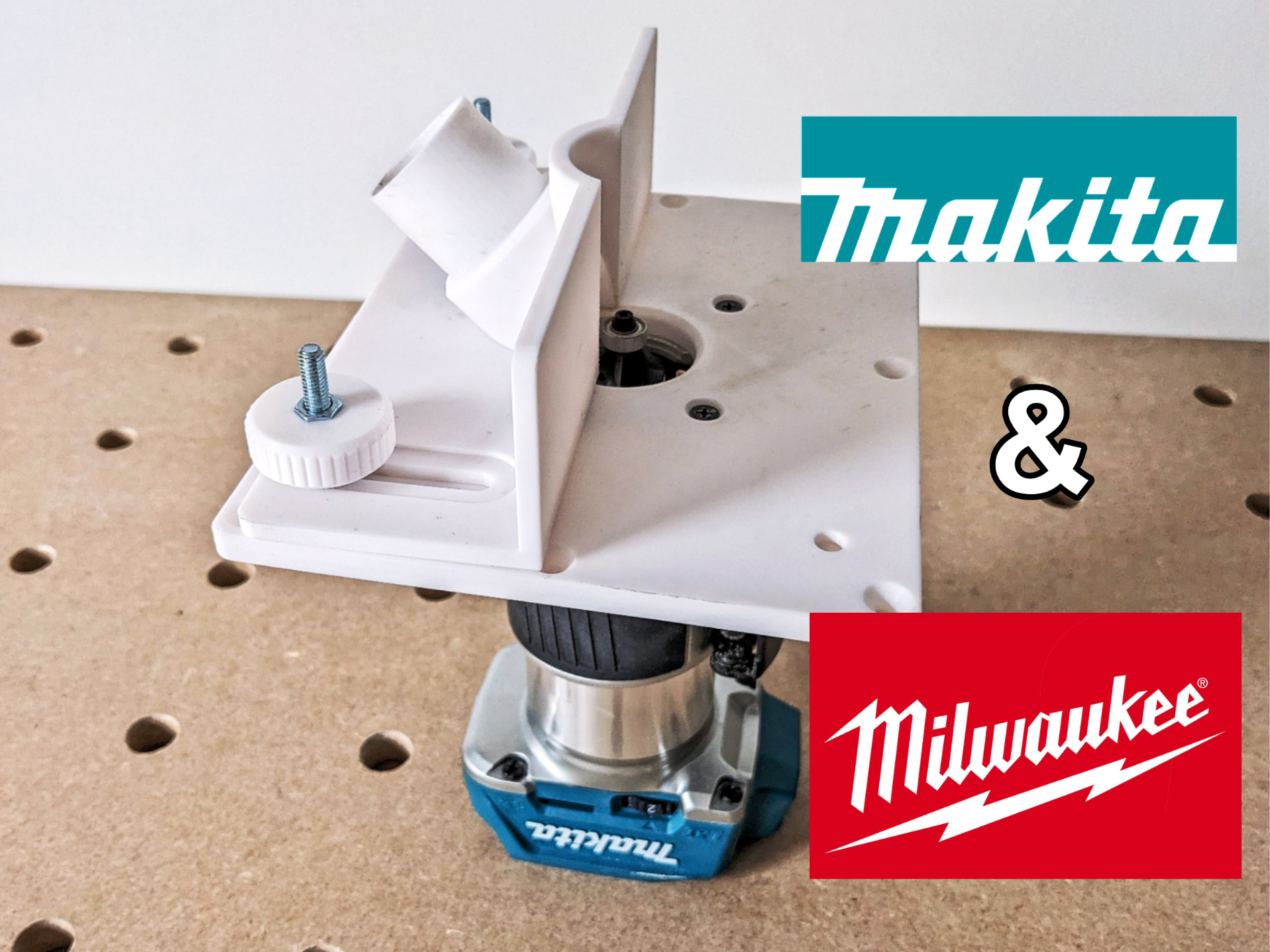Makita & Milwaukee Router Plate & Fence