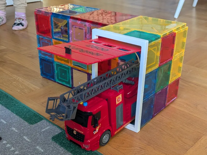 Magnetic Tile Garage Door