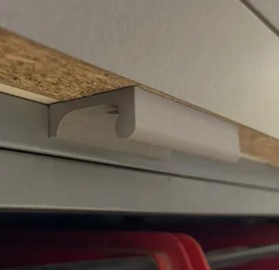 Handle with stop for drawer