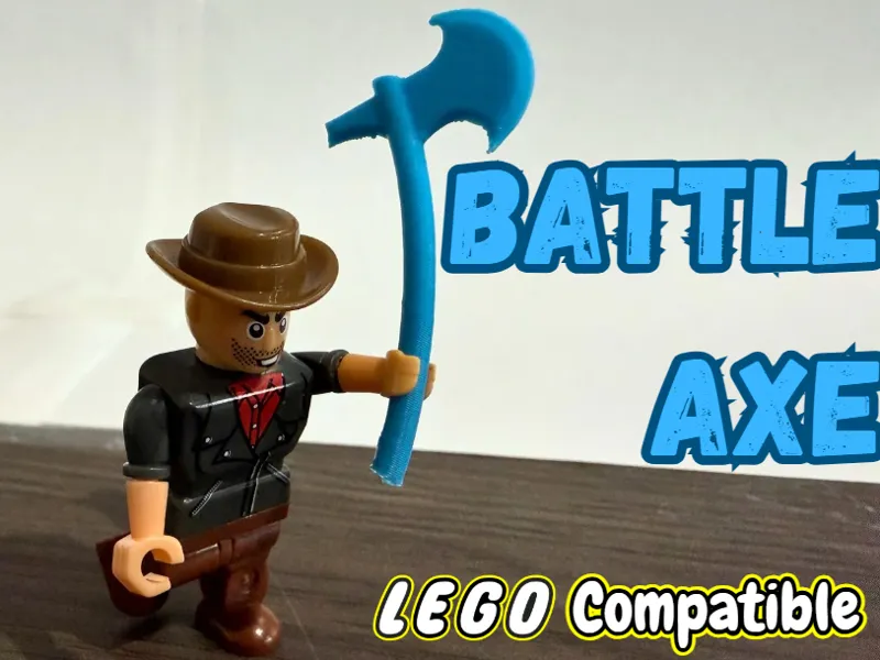 LEGOs Brick | Battle Axe Accessory